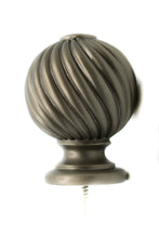 Load image into Gallery viewer, Twisted Ball Resin Finial: Product Number 608