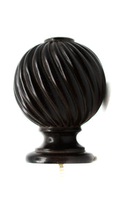Twisted Ball Resin Finial: Product Number 608
