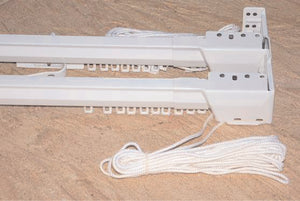 28" - 48" Double Center Split Push In Traverse Rods: Product Number 2053