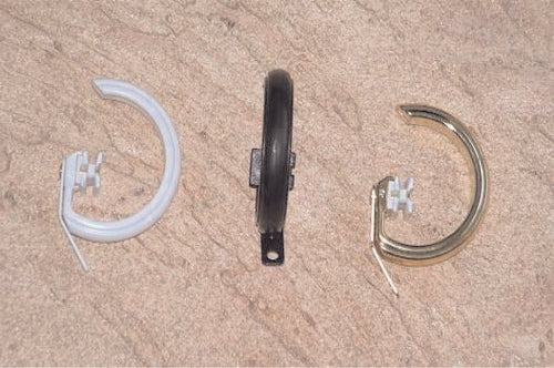 Ribbed Rings For Decorative Traverse Rods: Product Number 2458