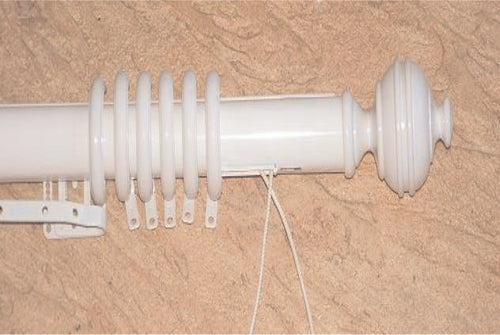 White Hilton Decorative Traverse Rods: Product Number 2460/2461/2462
