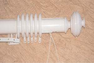 White Hilton Decorative Traverse Rods: Product Number 2460/2461/2462