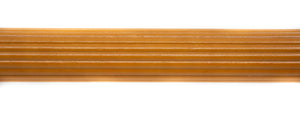 Victorian 1 3/8" Wood Fluted Poles: Product Number 501