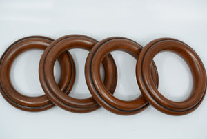 2 1/2" Reeded Wood Rings: Product Number 632