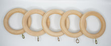 Load image into Gallery viewer, 1 3/4&quot; Wood Rings: Product Number 502E