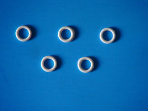 3/8" Plastic White Rings: Product Number 921