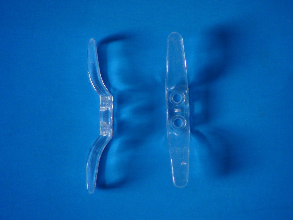 Clear Plastic Cord Cleat: Product Number 942