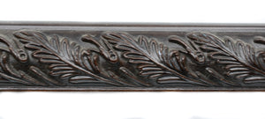 Emperor 2" Dia. Leaf Wood Pole