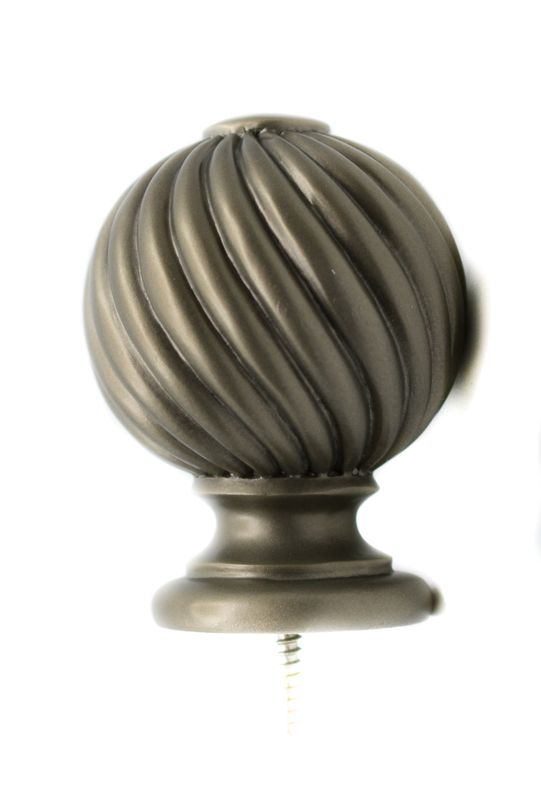 Twisted Ball Resin Finial: Product Number 608