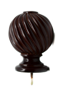 Twisted Ball Resin Finial: Product Number 608