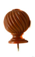 Load image into Gallery viewer, Twisted Ball Resin Finial: Product Number 608