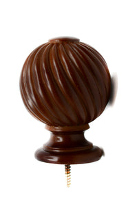 Twisted Ball Resin Finial: Product Number 608