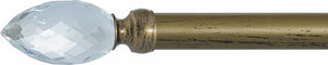 Oval Crystal Finial: Product Number 2624